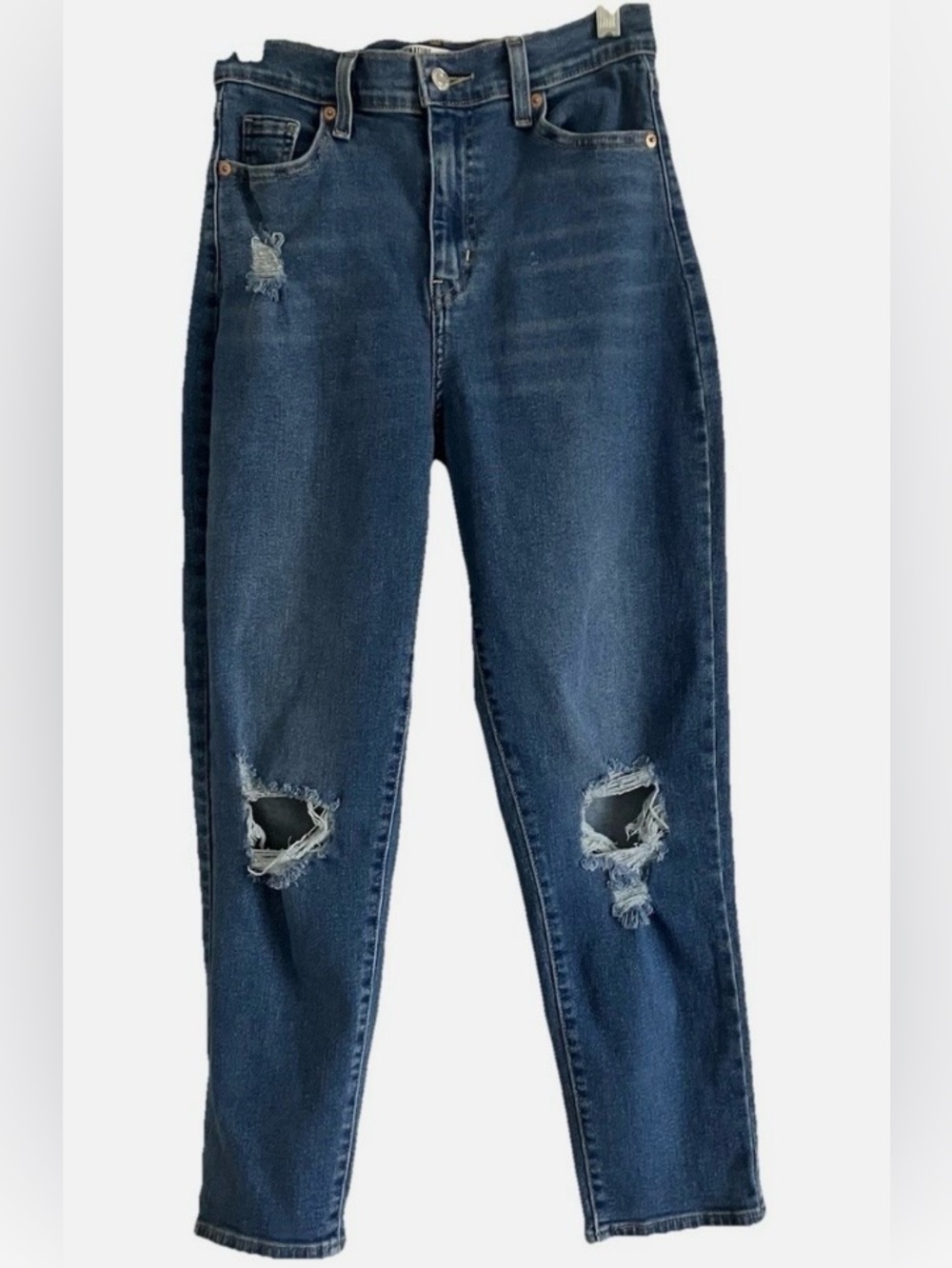 Levi's Signature Gold High Waisted Mom Jean Women's W26 Medium Stretch Blue
